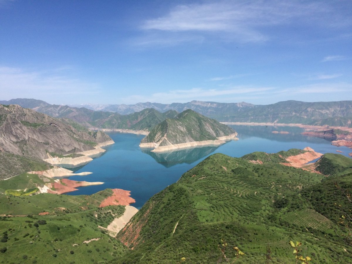 Нурек Таджикистан водохранилище