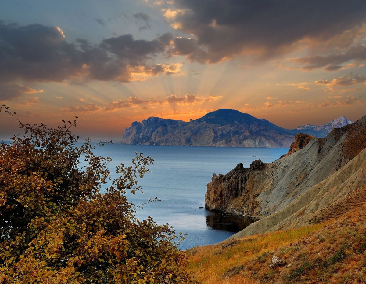 Коктебель горы море