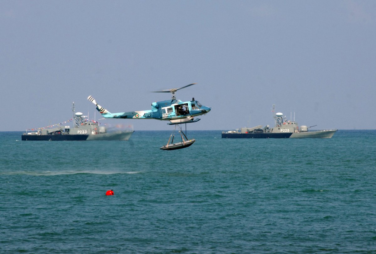 Космический корабль в Каспийском море