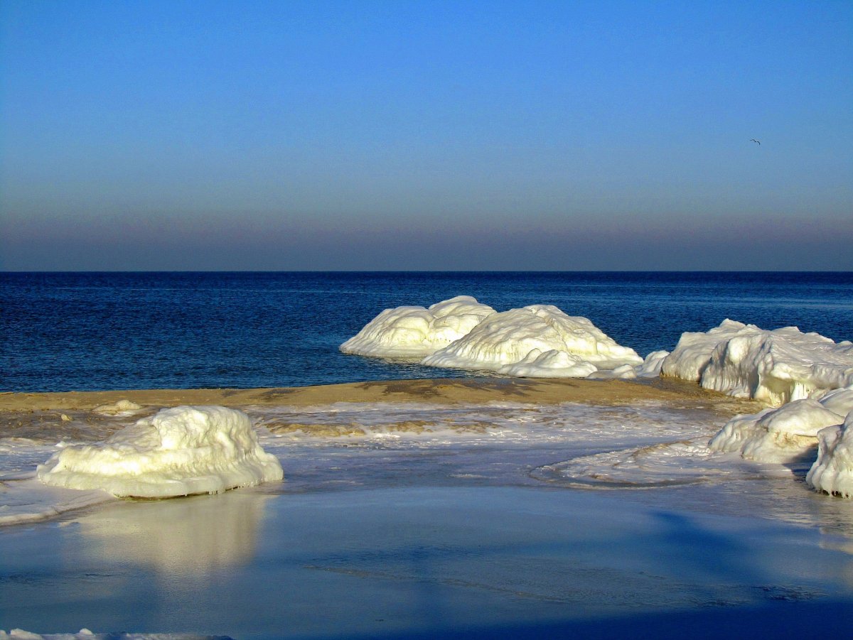 Балтийское море зимой фото