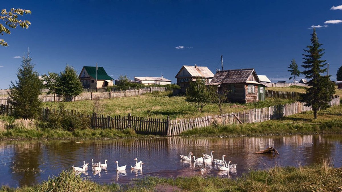 Деревня деревенька