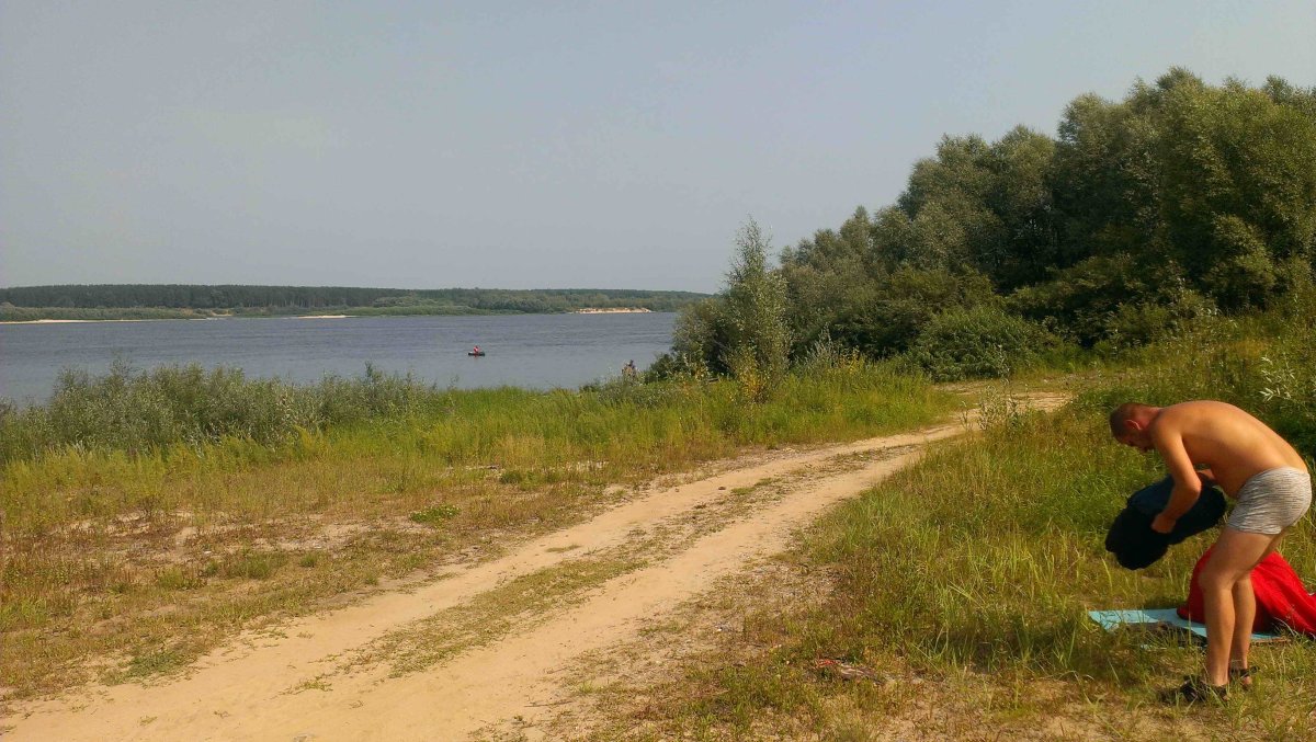 Песочные пляжи на Оке