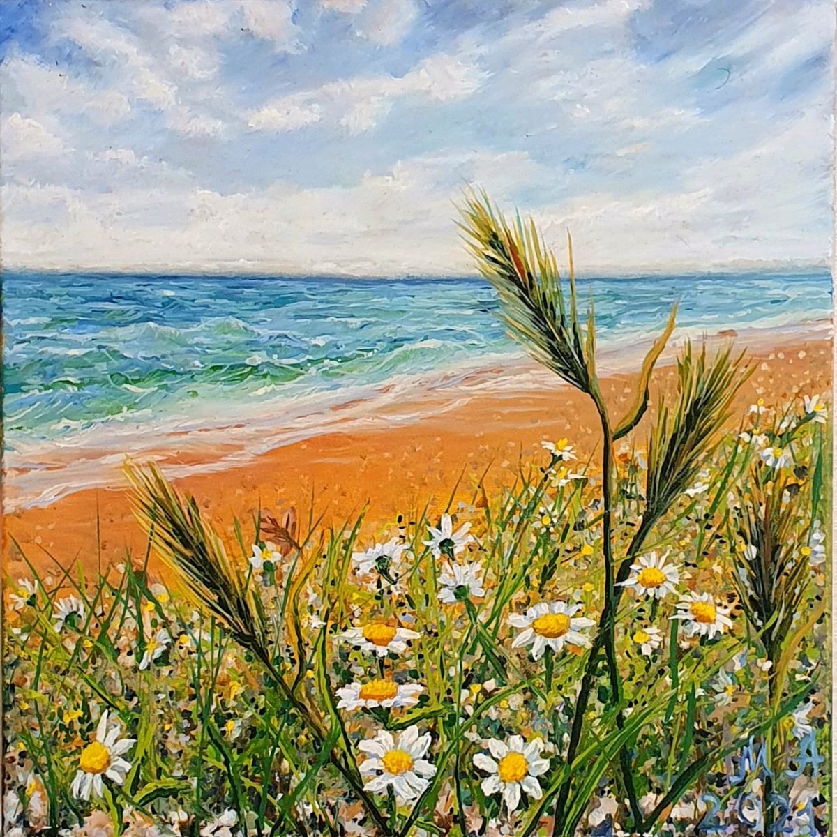 Море ромашек
