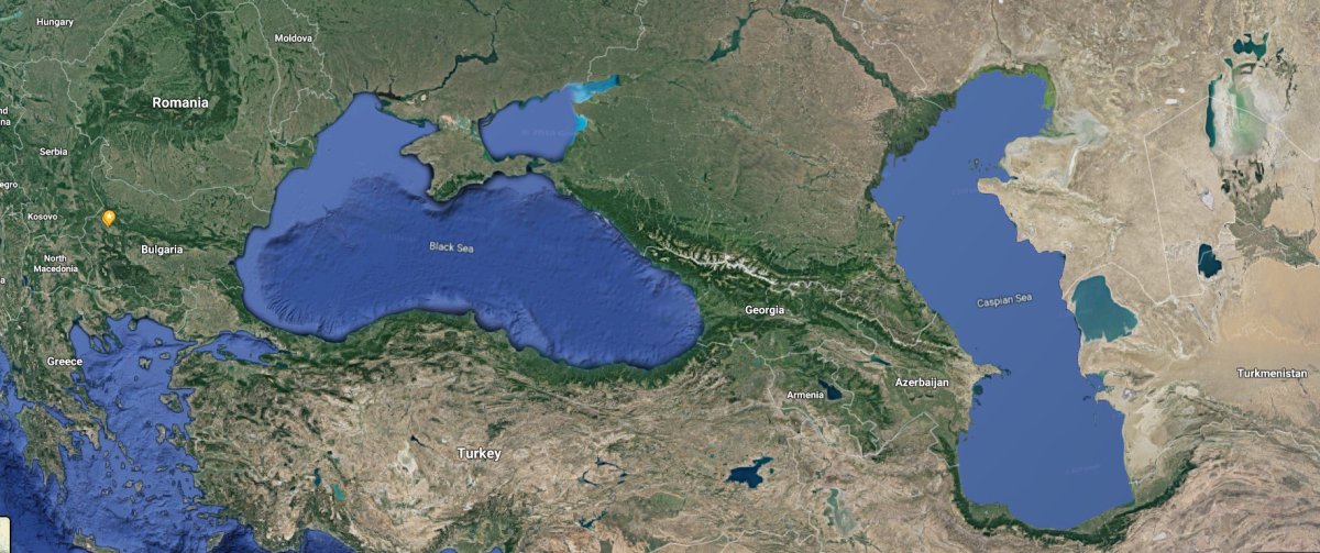 Черное и Каспийское море