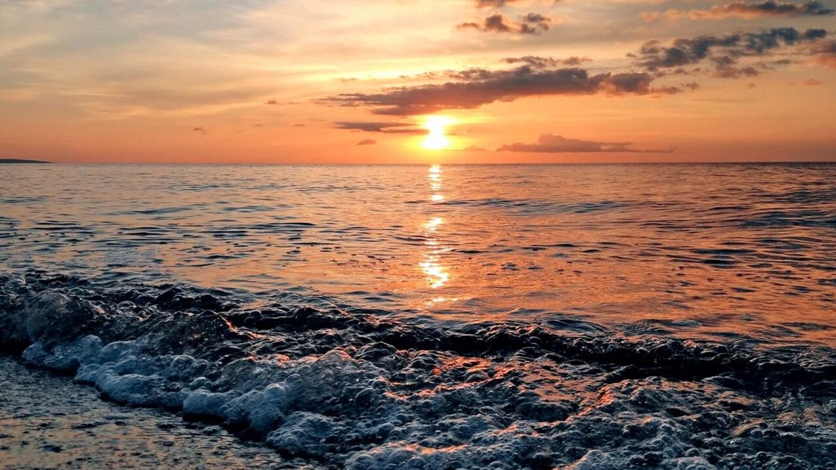 Азовское море и черное море