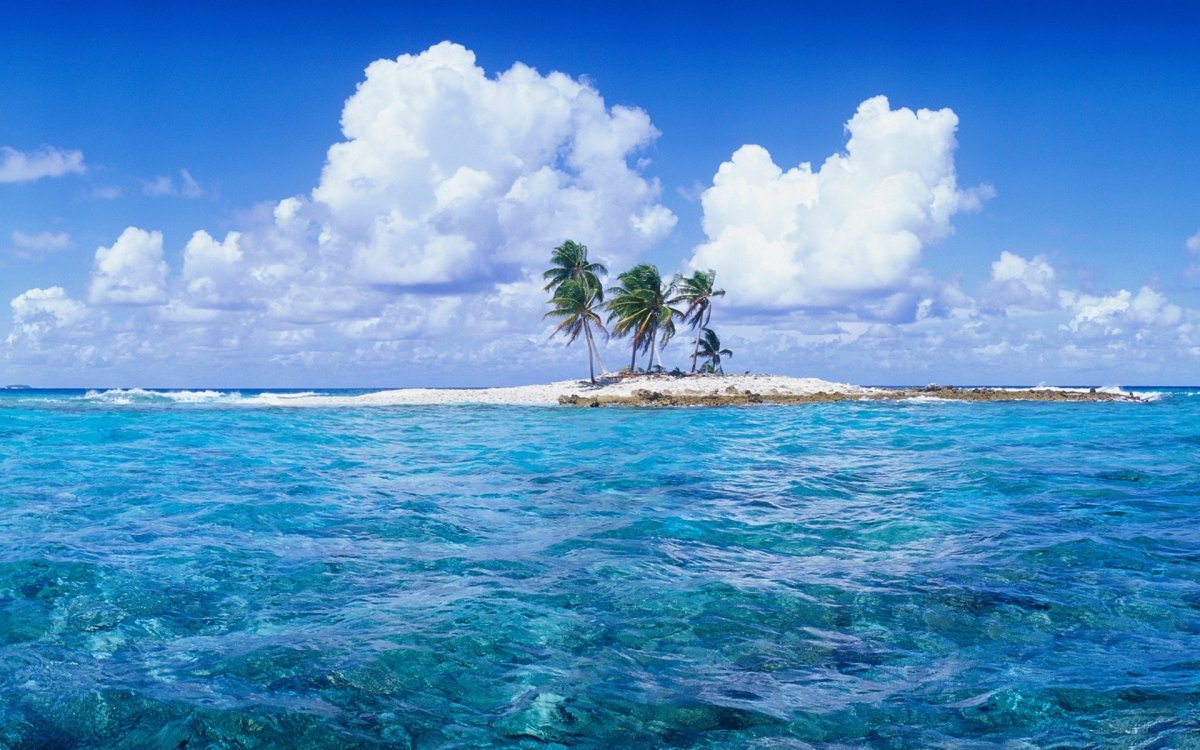 Карибское море голубая Лагуна