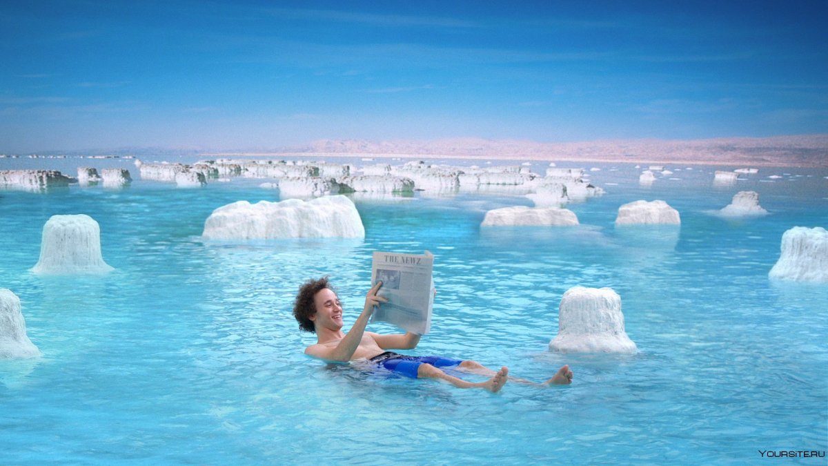Мертвое море купание