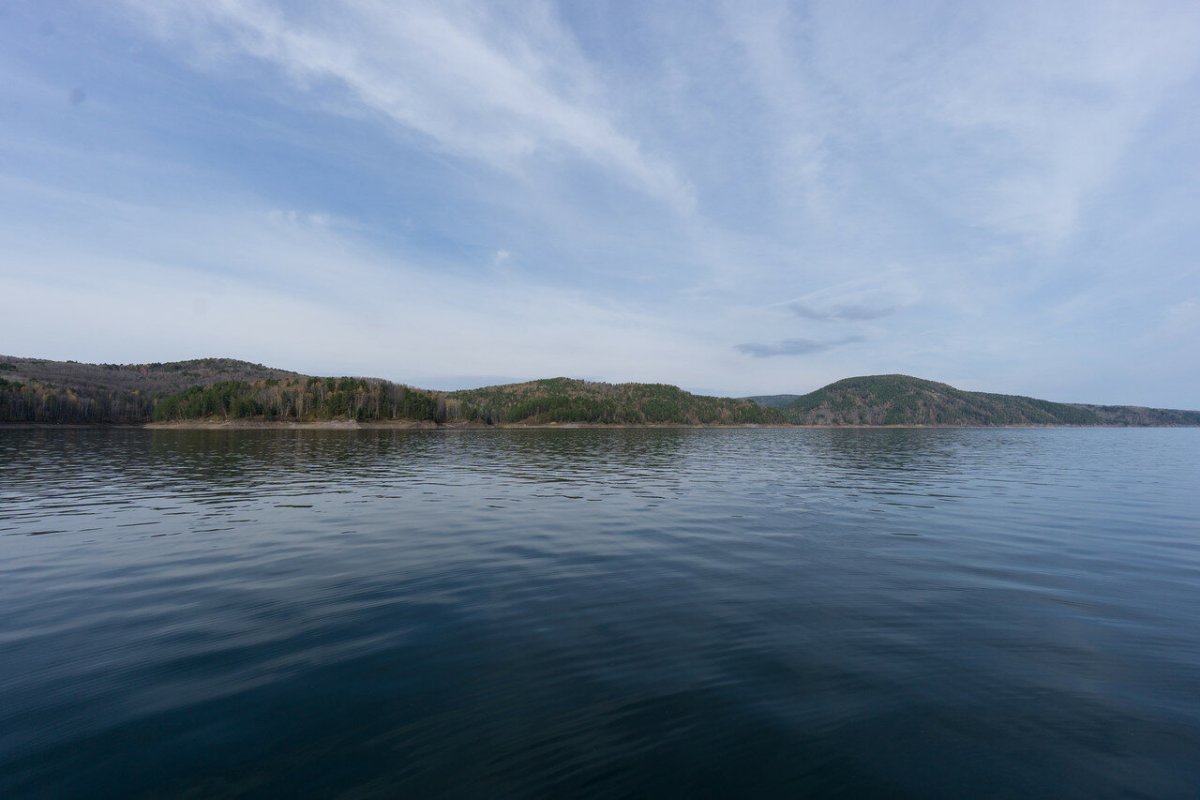Залив Езагаш на Красноярском море