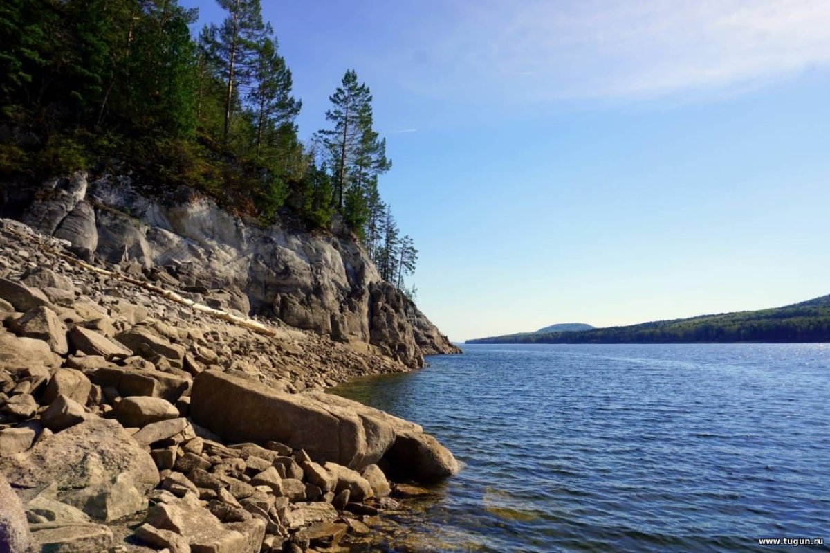 Красноярское море залив Красномайская