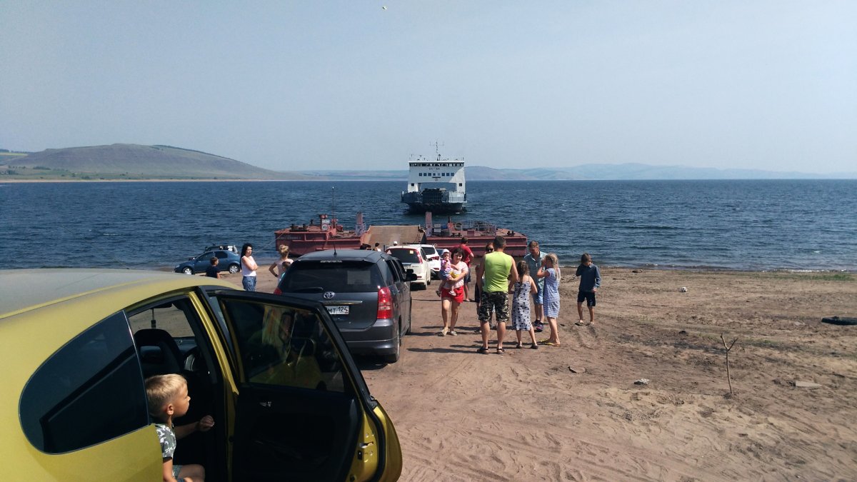 Пляж Анаш Красноярское море