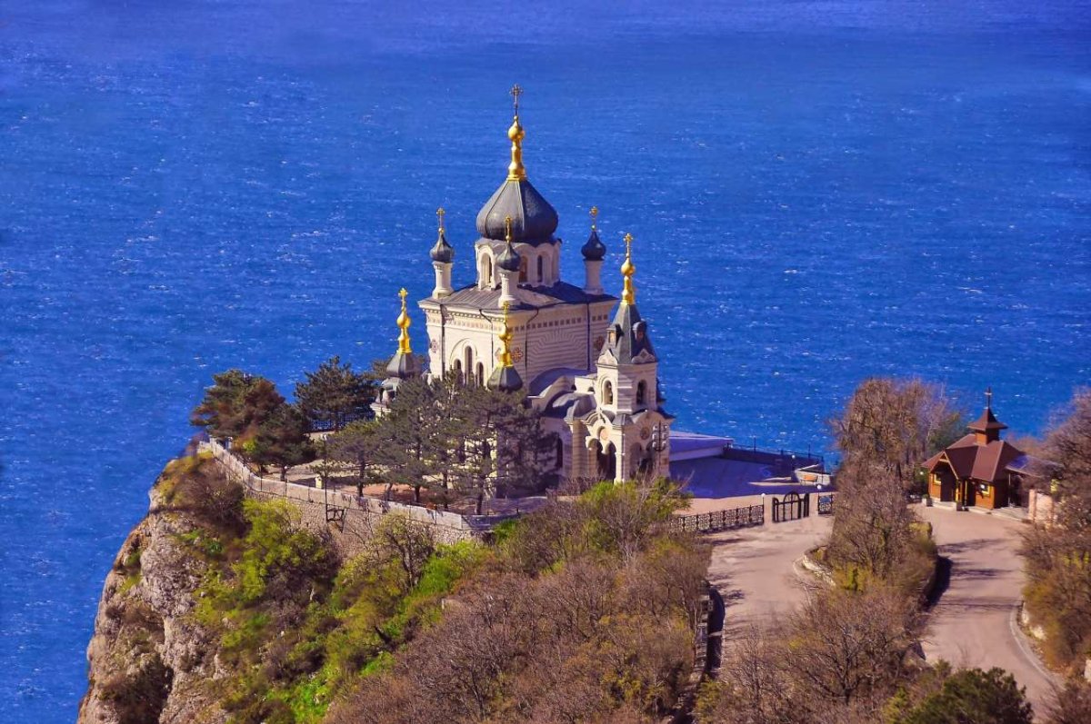Крым Форос храм Воскресения Христова