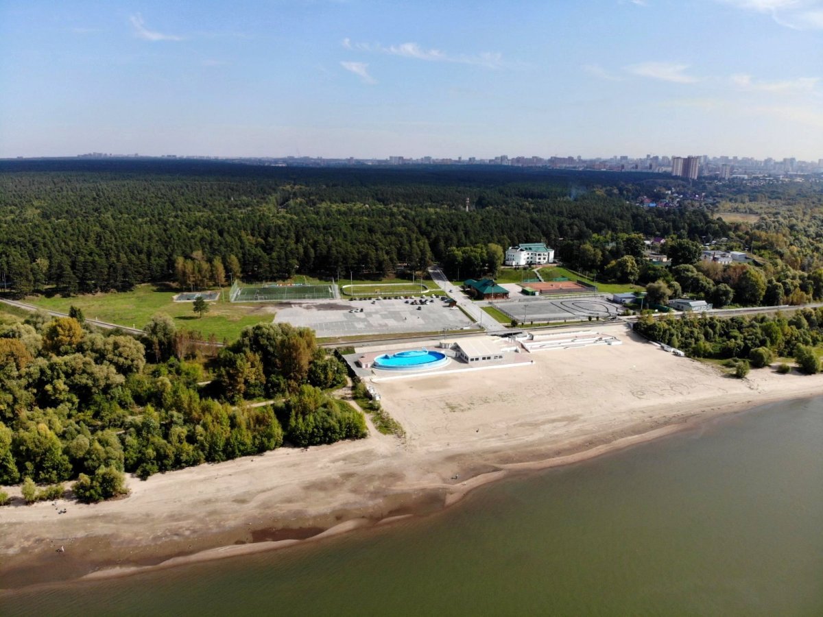 Заельцовский парк пляж Новосибирск