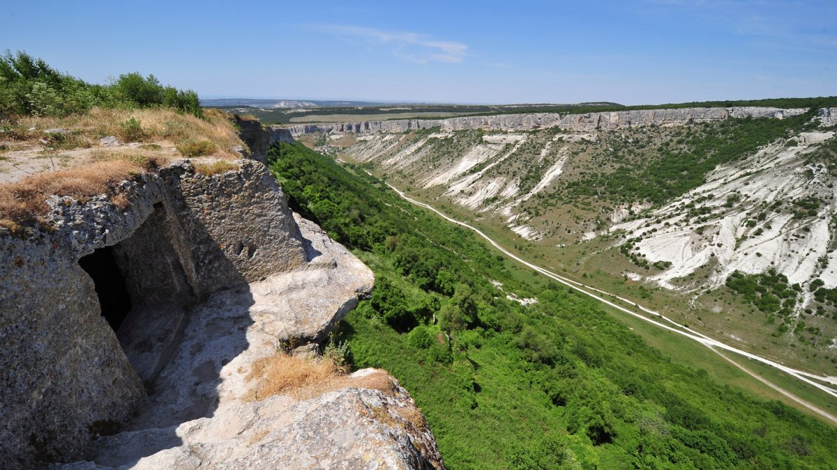 Ашлама дере Бахчисарай ущелье