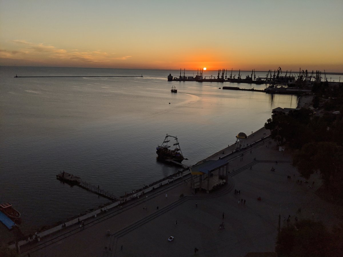 Азовское море город Бердянск