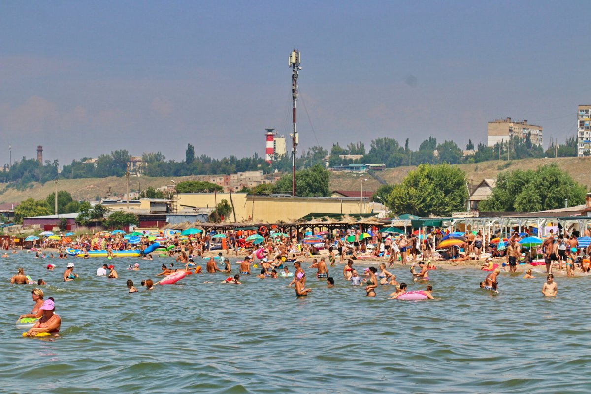 Бердянск пляж