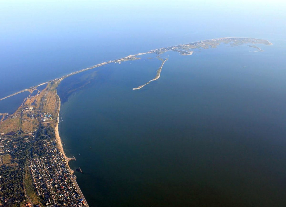 Азовское море Бердянская коса