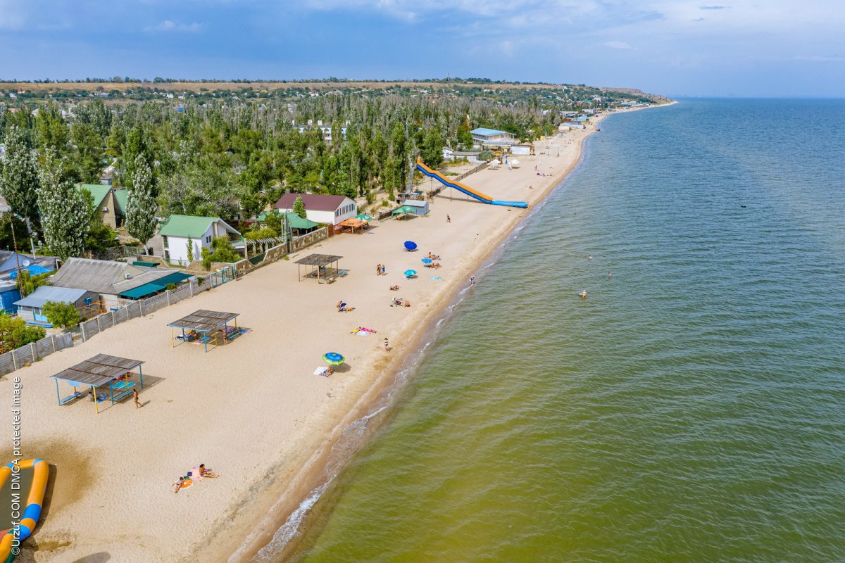 Белосарайская коса Мелекино
