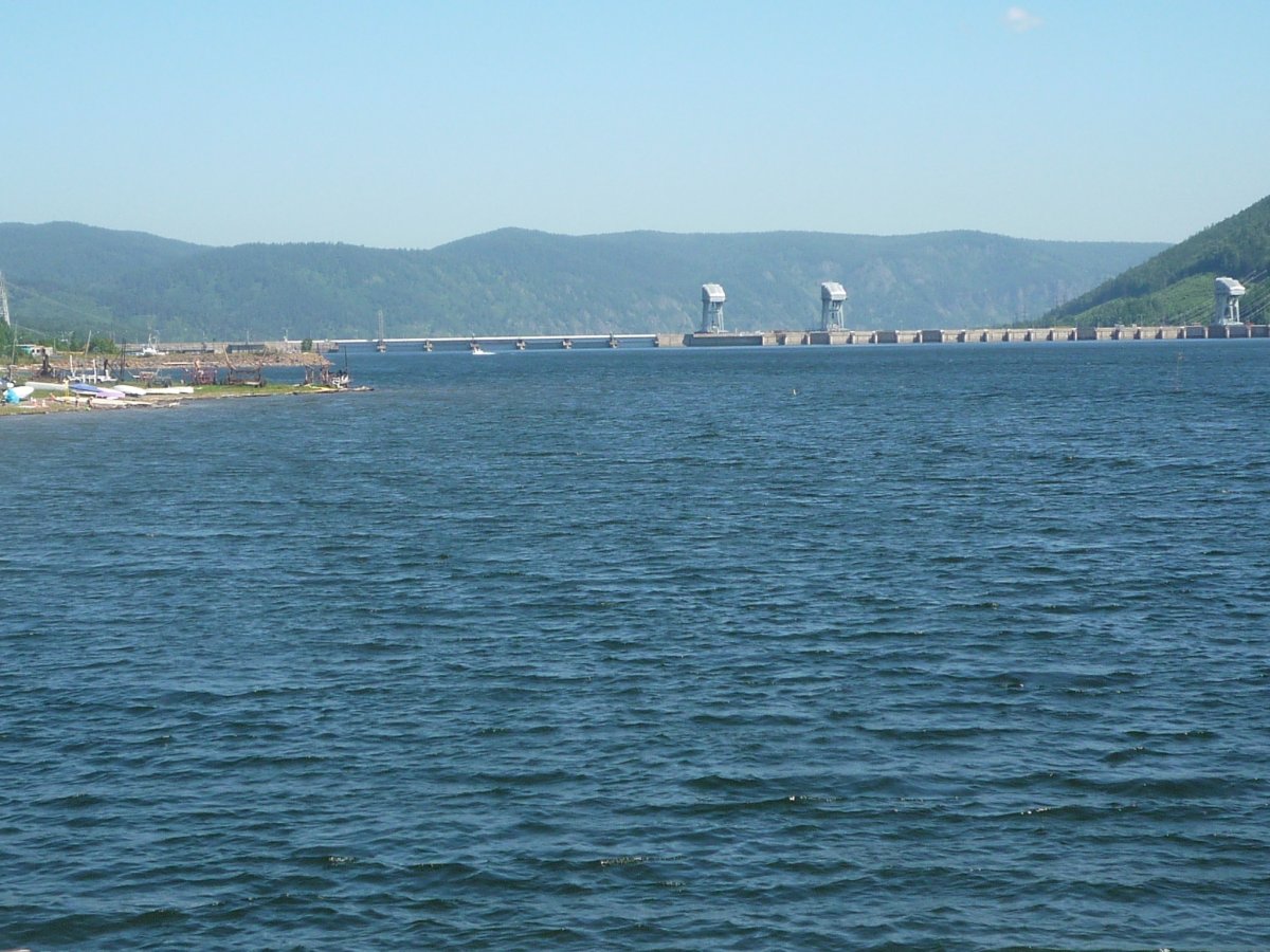 Сыда Красноярское водохранилище