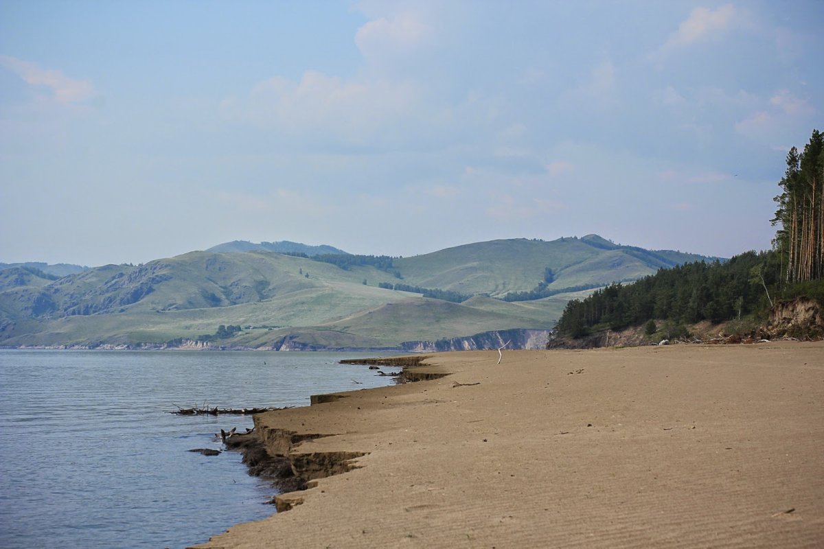 Красноярское водохранилище Беллык