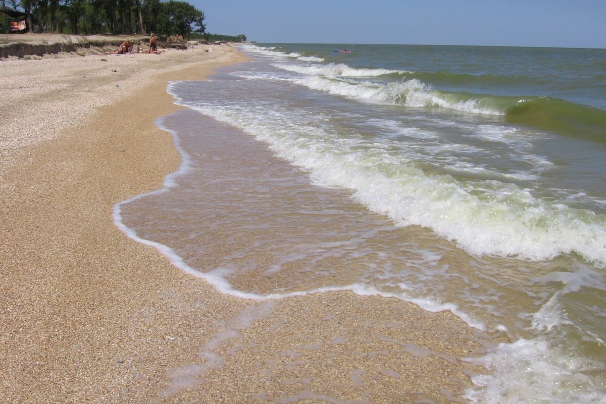 Пляжи Азовского моря Краснодарского края в Ейске