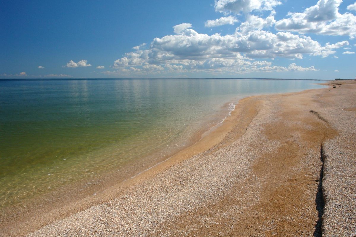 Арабатская стрелка Азовское море