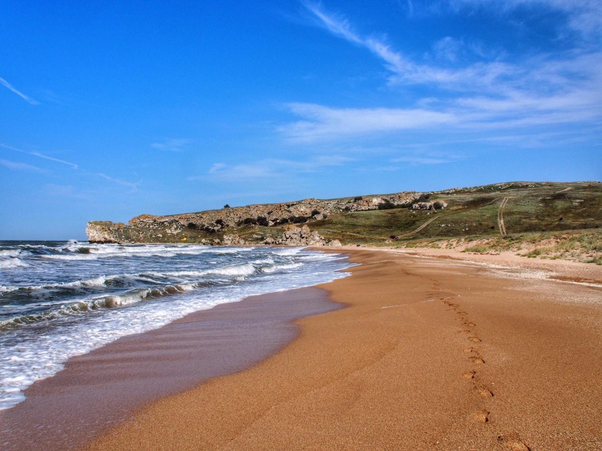 Золотой пляж Азовское море