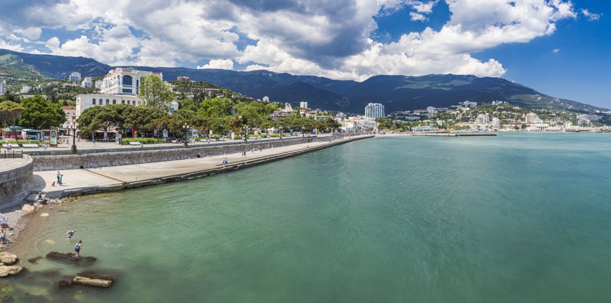 Ялта набережная панорама