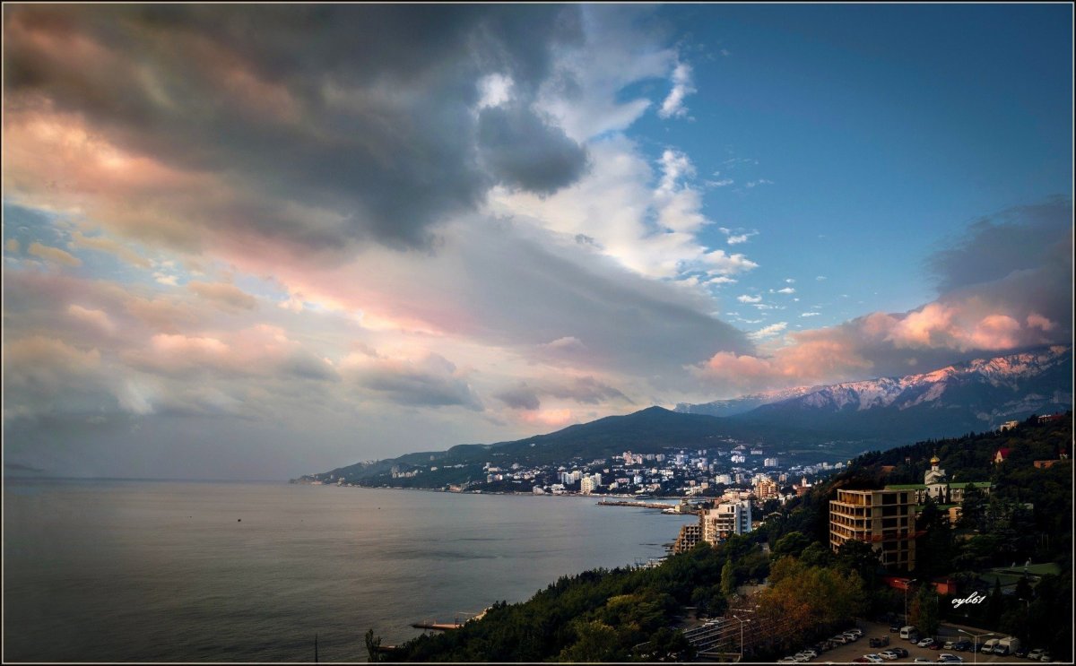 Ялта море рассвет