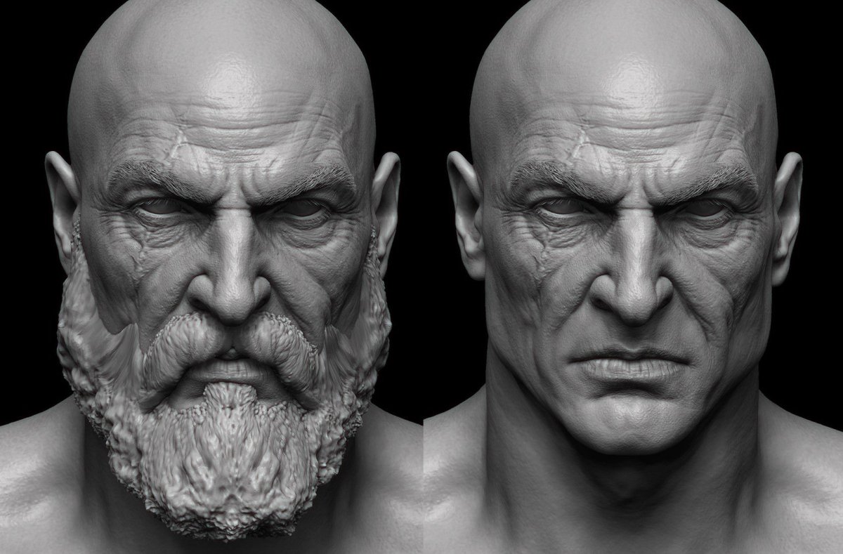 3д скульптинг Zbrush