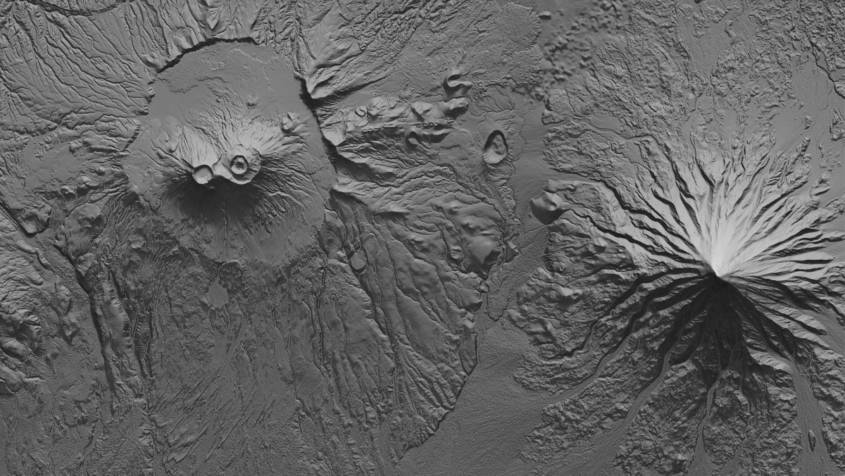 Displacement Map горы