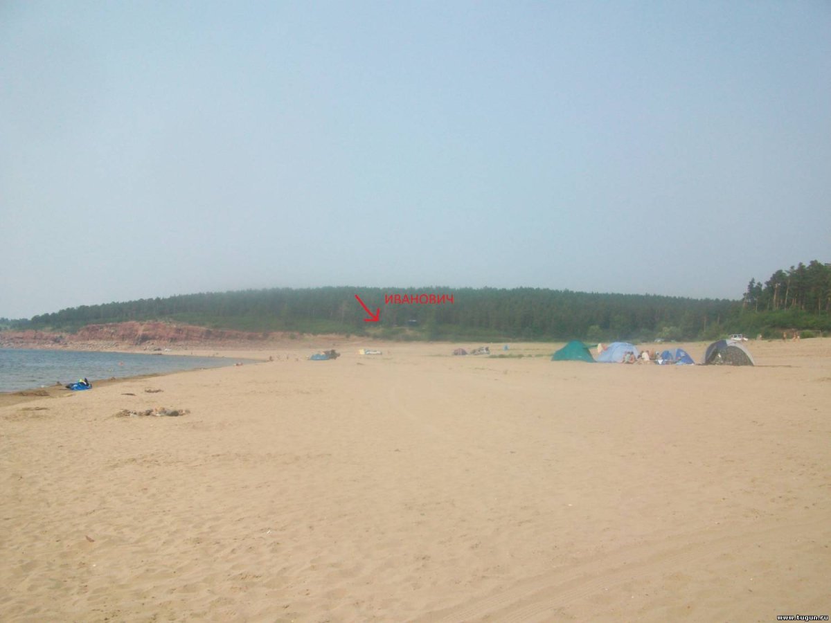 Песчаный пляж Красноярск