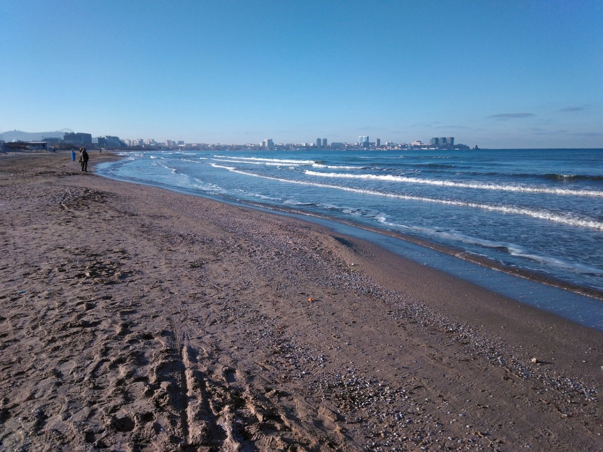 Анапа пляж золотые Пески