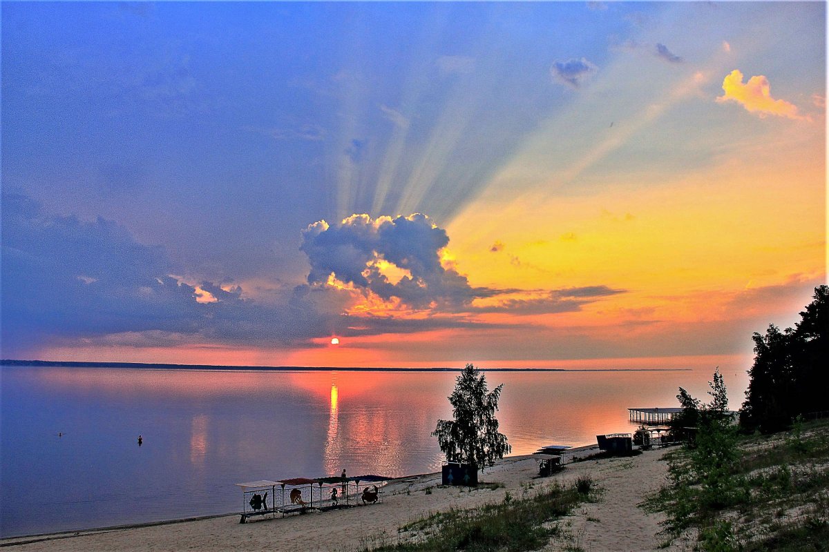 Горьковское море Нижний Новгород