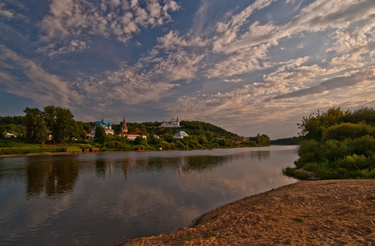 Река Ока город Таруса