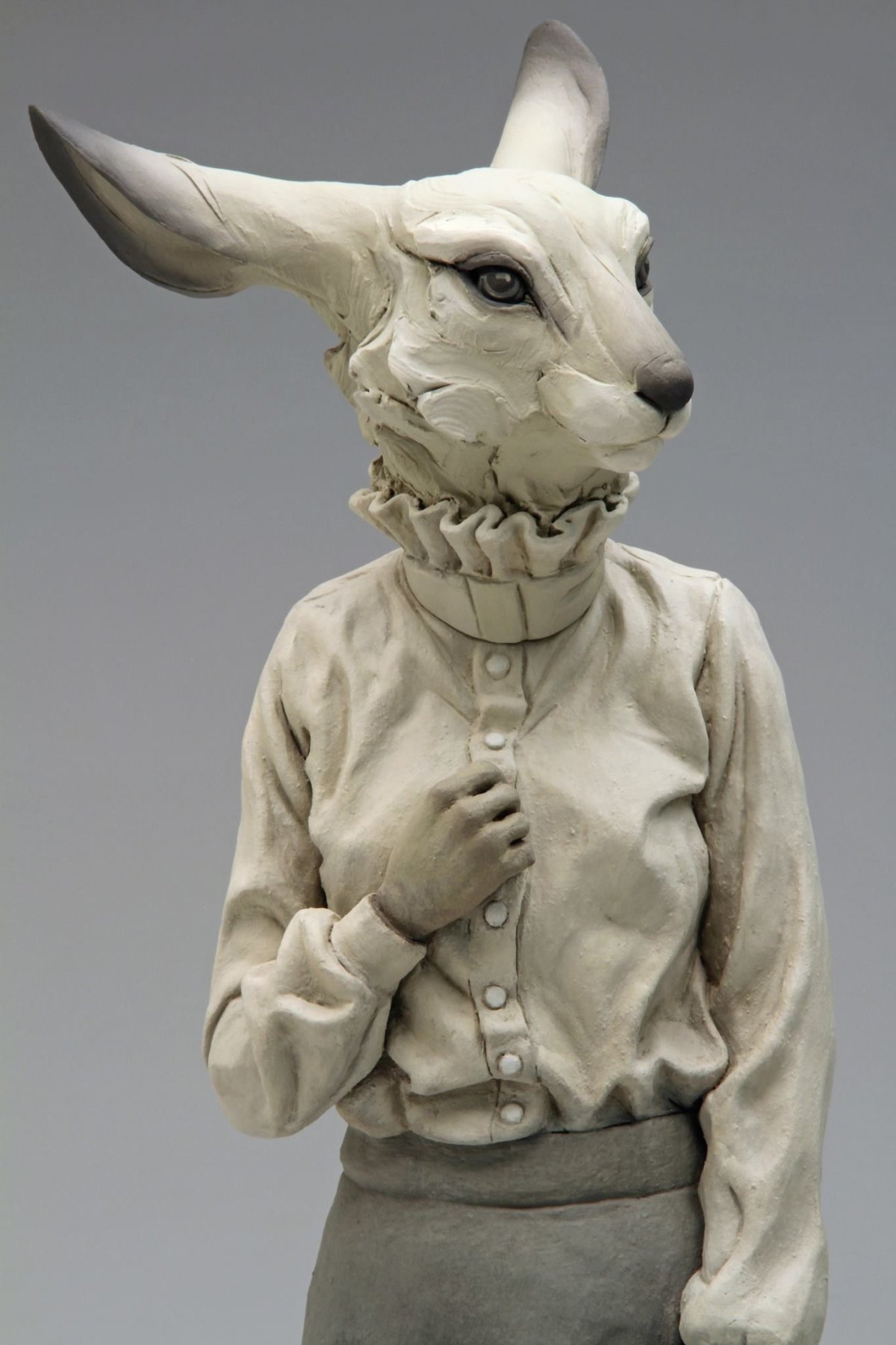 Beth Cavener скульптуры кролик