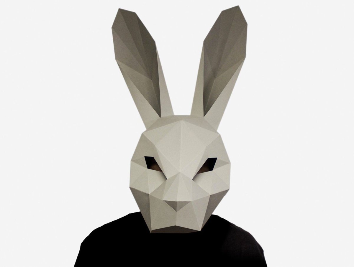 Papercraft Mask кролик