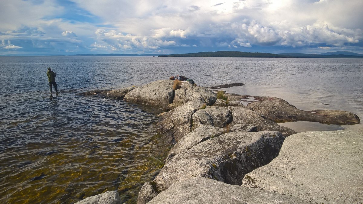 Водохранилище в Сибири