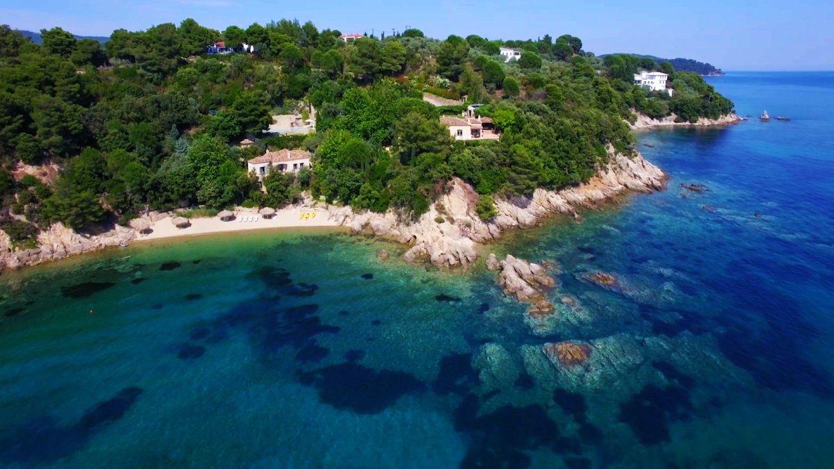 Greece mediterian Sea view