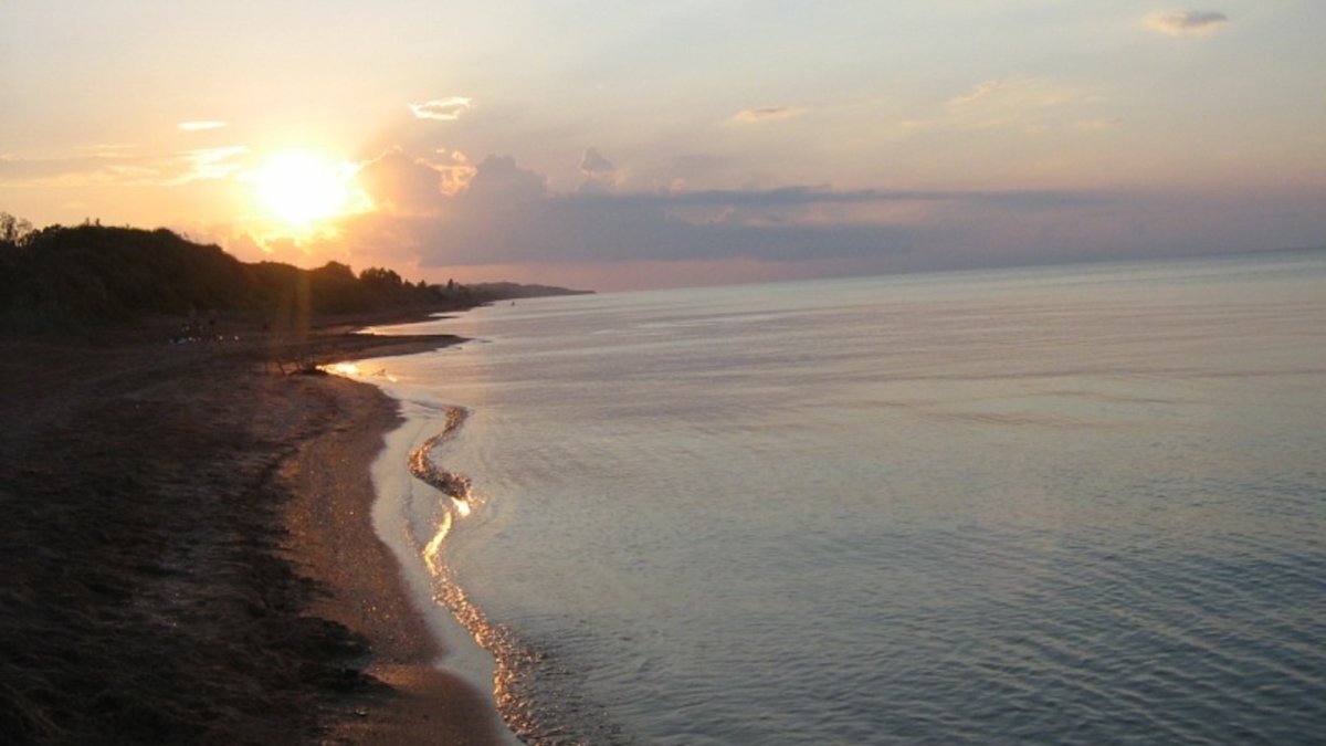 Голубая бухта Азовское море