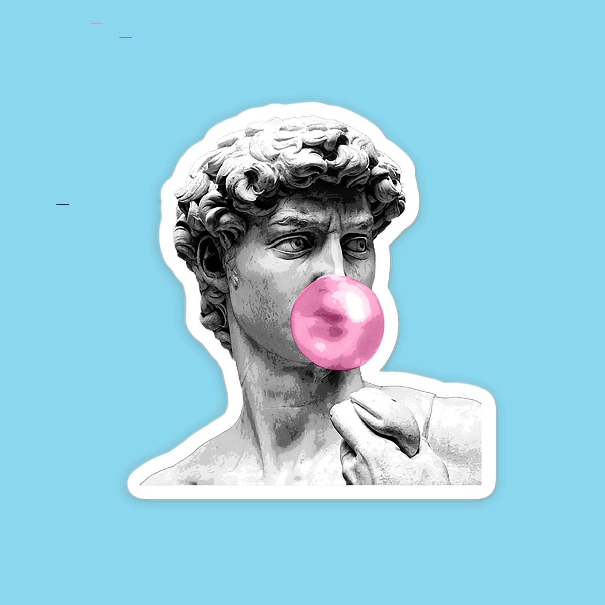 Давид Микеланджело vaporwave