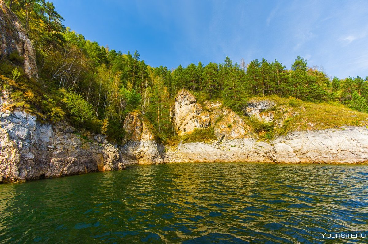 Енисей Красноярское водохранилище