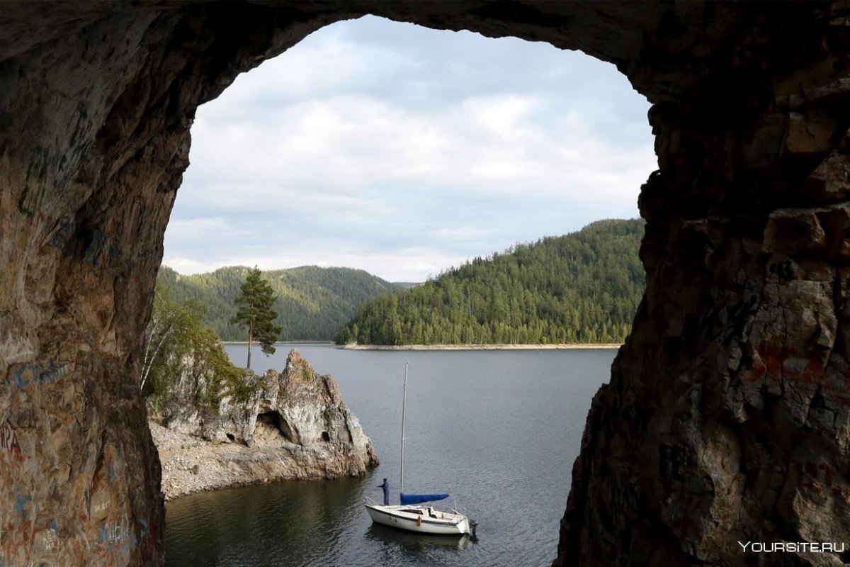 Залив Бирюса Красноярское море