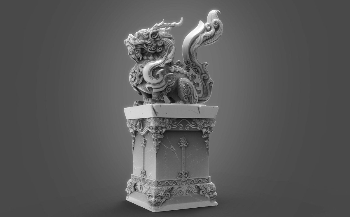 Sculpture engraving