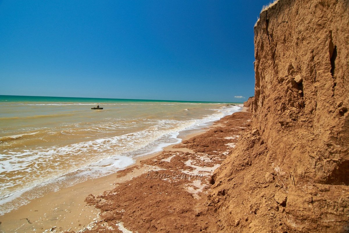 Азовское море Южный берег пляжи