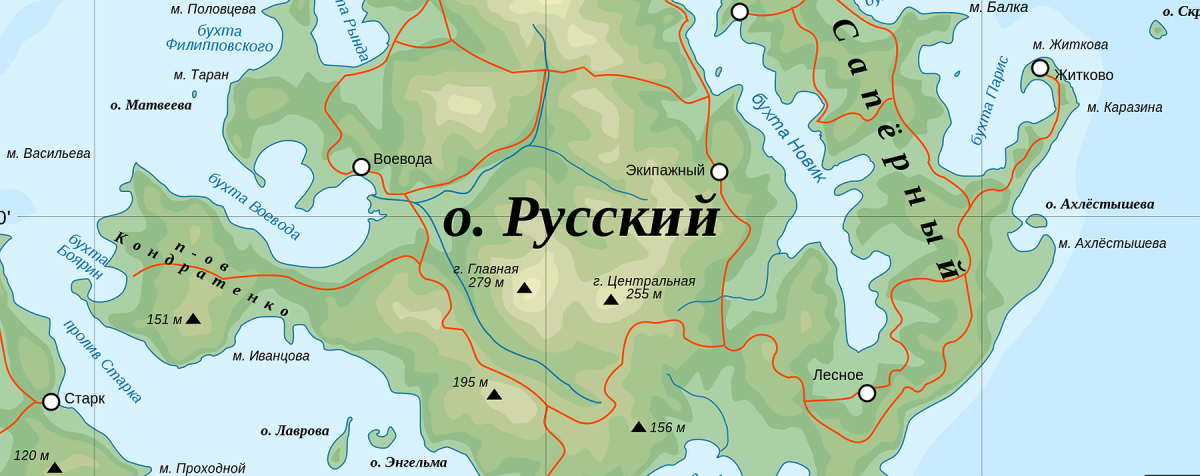 Острова залива Петра Великого