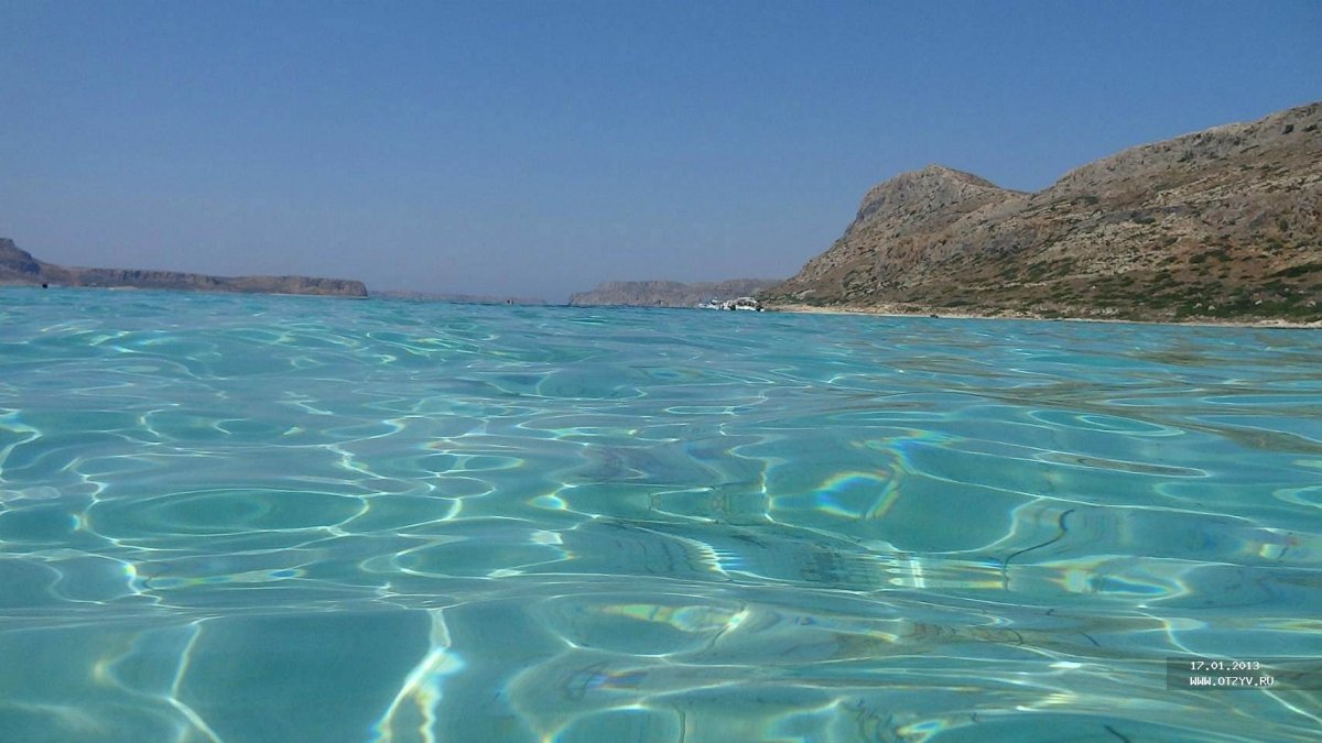 Прозрачное море острова Крит