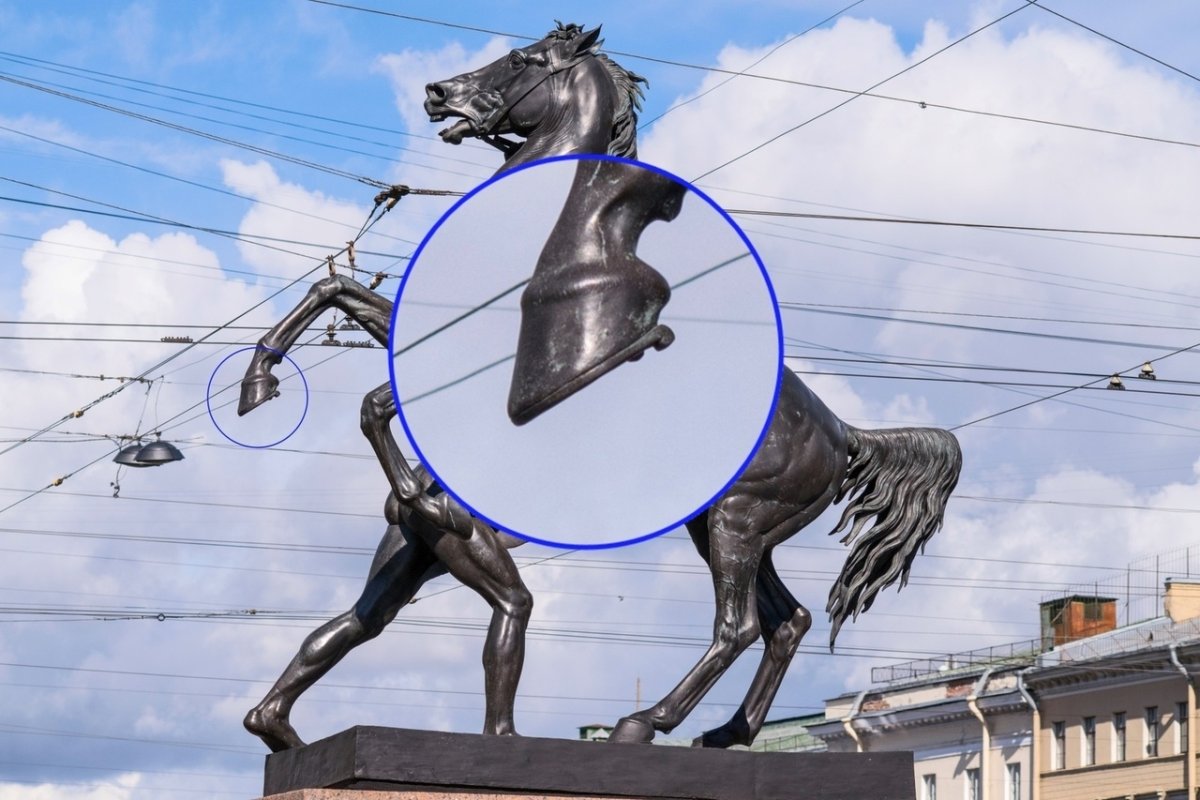 Аничков мост лошади Клодта