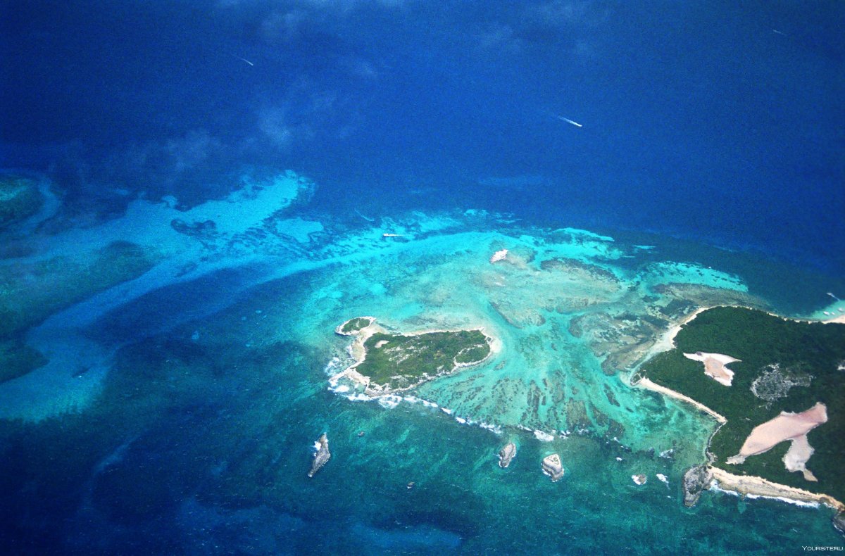 Остров Плимут в Карибском море
