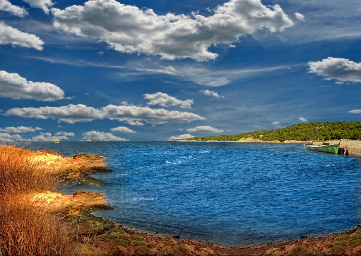 Море небо берег
