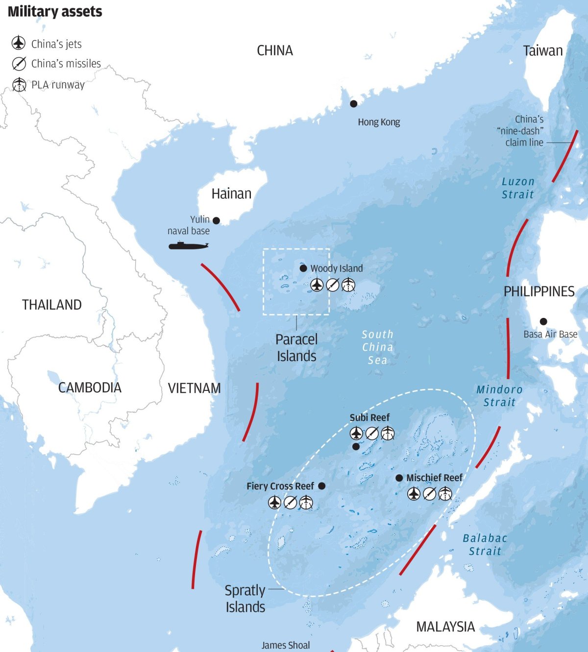 South China Sea на карте